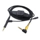 thumbnail image 4 of Cable de audio de 3,5 mm a 2,5 mm, cable de reemplazo de cable trenzado de nylon de control de volumen para 700, 4 of 8