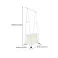 thumbnail image 2 of Clothing Drying Rack Garment Rack Home Use Metal White Drying 1Pack, 2 of 4