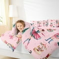 thumbnail image 4 of Feelyou Kawaii Pink Nutcracker Bedding Comforter Set, Christmas Princess Twin Comforter Sets, Teen Kid Child Reversible Bedding Set, Microfiber Bedroom Decor, 2 Pieces, 4 of 8