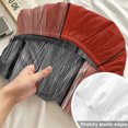 thumbnail image 4 of Cal.King Size Fitted Sheet Set - Red Gray Black 3 Piece Bedding Sets 16" Deep Pocket Fitted Sheet with 2 Pillowcases, Vintage Country Gradient Wooden Grain Brushed Microfiber Hotel Luxury Bed Sheets, 4 of 9
