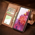 thumbnail image 3 of Mantto for Samsung A32 Wallet Case 5G with Card Holder Slots, Premium PU Leather Magnetic Flip Cover with Kickstand, Shockproof TPU Interior Case Compatible with Samsung Galaxy A32 5G, Brown, 3 of 9