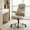 Taupe, variant on Nouhaus Office Ergonomic Desk High Back Executive Chair with Pop-Out Lumbar Support, Adjustable Headrest, Flip-Up Arms, Leather Home with Thick Cushion for Comfort - Taupe