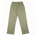thumbnail image 4 of Guluxicc Linen Pants for Men Elastic Waist Drawstring Solid Trousers with Pockets Trendy Summer Casual Beach Pants, 4 of 8