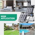 thumbnail image 5 of ABORON Zero Gravity Chair,Adjustable Lawn Recliner,Folding Reclining Patio Lounger Chair with Removable Cushion, Headrest & Cup Holder, 5 of 10