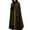Brown, variant on Fesfesfes Coat for Women Top Hooded Outwear Coat Long Sleeve Coat Parkas On Sale