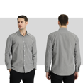 thumbnail image 3 of KIGILI Men Shirt Long Sleeve, Classic Long Sleeve Gift for Men Regular Fit, S-XL | 2 XL - Black, 3 of 5