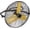 24" indoor, variant on 2500 CFM 12 Inch Industrial Wall Mount Fan, 3-Speeds High Velocity Wall fan with IP44 Enclosure for Barn, Garage, Warehouse, Greenhouse and Commercial Use