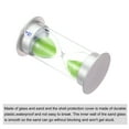 thumbnail image 3 of Uxcell 5 Minute Sand Timer, Sandy Clock, Count Down Sand Glass, Green Sands, 3 of 5