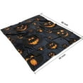 thumbnail image 4 of Witch Blanket Halloween Throw Blankets Gifts for Women Witchy Goth Skull Pumpkin Flannel Fleece Blankets for Couch Sofa Bed Chair Decor Witch's Spider Webs Decorations Blanket 50x60in, 4 of 5