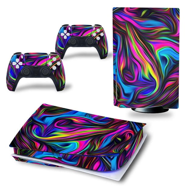 Adecuado Para La Versión De Unidad Óptica Ps5, Consola De Juegos, Pegatina Para El Cuerpo, Serie Negra (4#) Kearding EL007038-00