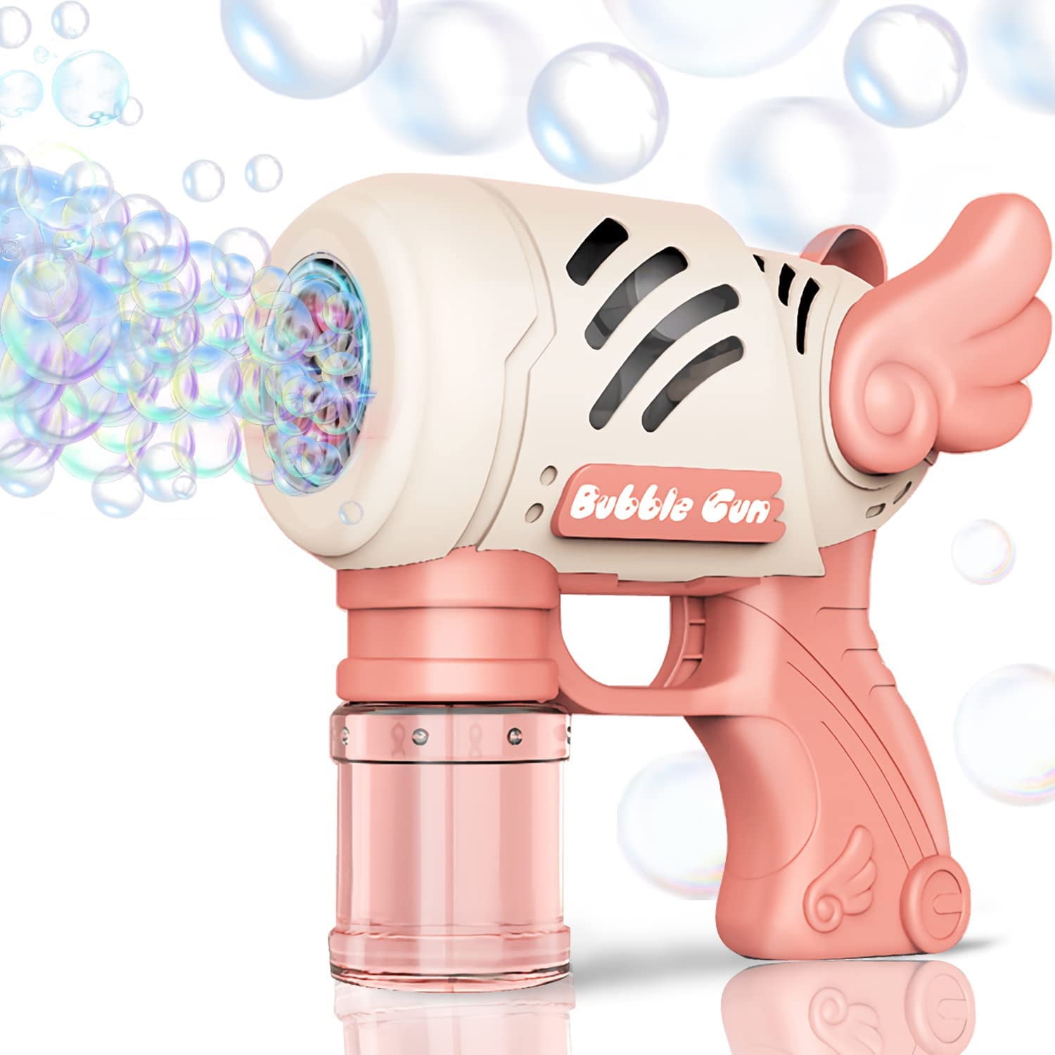  Bubble Machine Gun, Bubbles Kids Toys with Thousands Bubbles  and Colorful Lights, Pink Outdoor Toys Wedding Party Fun Gifts for Boys :  Toys & Games