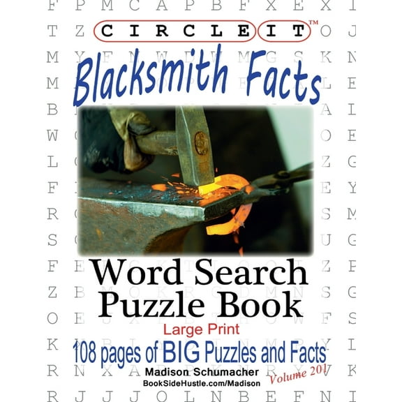 Circle It, Blacksmith Facts, Word Search, Puzzle Book, (Paperback)