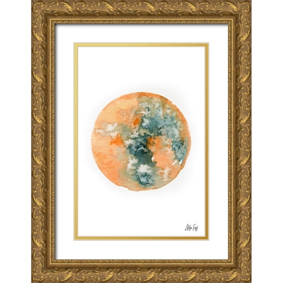 Fay, Mela 11x14 Gold Ornate Wood Framed with Double Matting Museum Art Print Titled - Mars
