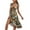 Coffee Womens Summer Dress, variant on Sundresses for Women Casual Summer - Women's Summer Floral Maxi Dress Wrap V Neck Sleeveless A Line Tie Front Sexy Cutout Backless Flowy Swing Boho Dress