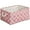 Pink, variant on MesaSe Medium - 36X27X17 CM Premium Fabric Storage Box: Stylish EVA-Lined Cosmetic and Household Sundries Organizer for Neat and Tidy Spaces!