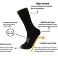 thumbnail image 2 of Eiyebisi Men's Athletic Workgear Crew Socks 10 Value Pack  Shoe Sizes 6-12, 2 of 5