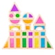 thumbnail image 1 of Bloques de construcción apilables de 25 uds., bloques de de madera, juguetes Montessori, formas de colores, aprendizaje temprano para regalos, 1 of 8