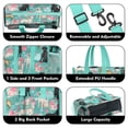 thumbnail image 3 of Teacher Tote Bag,Labrador Dogs with Pioneer Flower Teacher Utility Tote Bag,Large Work Tote Bags for Women with Multiple Pockets,Top Zipper Closure,13.8x10.6x6.7 Inch, 3 of 5