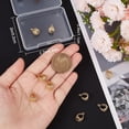 thumbnail image 3 of 10Pcs Charm Bails 24k Gold Plated Hollow Oval Teardrop Necklace Pendant Pinch Clip Clasp Connector Charm with Open Loop for Earring Jewelry Making Hole 1.4mm Real 24K Gold, 3 of 5