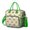 Green and Pink, variant on Green Cartoon Crocodiles Hearts Pattern Womens Lunch Box for Work,Insulated Large Lunch Bag for Tween and Teen,Loncheras Para Mujer,Leakproof Adult Lunch Bag for Work,Beach,Travel,Picnic,Camping