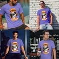 thumbnail image 3 of Greenyef Graphics I Paused My Game to Be Here Video Gamer Gift for Men Teenagers Gaming Funny Graphic T-Shirt Style-44 (Violet, Medium), 3 of 6