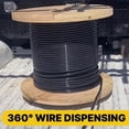 thumbnail image 3 of Rack-A-Tiers Heavy Duty Tug Wise Standard Lazy Susan Large Wire Dispensing Tool, 3 of 5