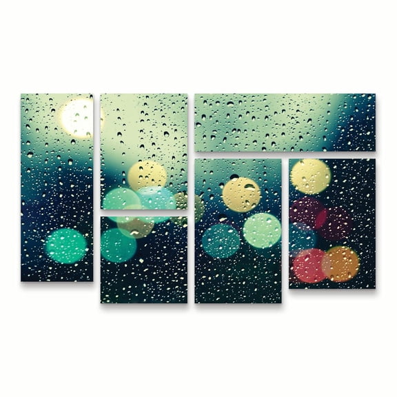 Trademark Fine Art 'Rainy City' Canvas Art by Beata Czyzowska Young