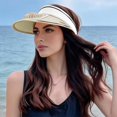 thumbnail image 6 of Rechargeable Fan Sun Hat for Women Wide Brim Empty Top Outdoor Summer Cap, 6 of 9