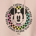 thumbnail image 3 of Disney - Mickey & Friends - Mickey Feeling Fresh Since 1928 - Juniors Cropped Pullover Hoodie, 3 of 5