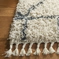 thumbnail image 3 of SAFAVIEH Pro Lux Shag Collection PLX433A Cream / Blue Rug, 3 of 9