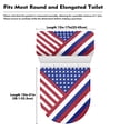thumbnail image 7 of HELLHERO American Flag Adjustable Elastic Fabric Toilet Lid Cover and Toilet Tank Lid Cover, Washable Easy to Clean Toilet Seat Cover Set for Bathroom Home, 7 of 7
