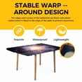thumbnail image 4 of Universe Explosion Table Cloths for 6 Foot Rectangle Tables, Modern Abstract Galaxy Universe Patio Waterproof Elastic Fitted Tablecloths, Washable Rectangular Table Cover for Camping, 4 of 8