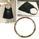 thumbnail image 5 of Juego de asas para bolso de ganchillo con base de cuero, tejido DIY con agujeros. Estilo 7, 5 of 7