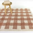 thumbnail image 2 of March Gingham Shag Area Rug, 2 of 8