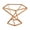 Rose Gold, variant on Joernso Makeup Sponge Holder Rhombus Shape Electroplating Process Hollow Design Carbon Steel Beauty Puff Sponge Drying Stand Dresser Vanity Accessories