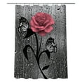 thumbnail image 2 of Spring Decorative Shower Curtain 180*180cm Rose Waterproof Curtain Shower Curtain Color Print Shower Curtain, 2 of 6