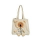 thumbnail image 2 of Bolsa de hombro de lona Yuyangstore para mascotas Portador de gato suave en Forma de Oso Gris claro, 2 of 8