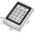 thumbnail image 2 of OBO HANDS 10 RFID Keychains + Waterproof Rain Cover + Rfid Metal Keypad Supports 1000 Users Wiegand-26 Interface (Input, 2 of 5