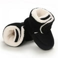 thumbnail image 2 of Newborn Baby Boy Girl Unisex Soft Cotton Booties Stay On Infant Slippers Socks Shoe Non Skid Gripper Toddler First Walkers Winter Ankle Crib Shoes, 2 of 9