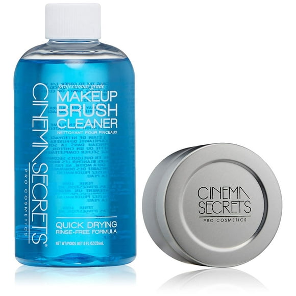 Cinema Secrets Trousse Professionnelle de Nettoyant pour Pinceaux de Maquillage, 8 fl oz, Vanille
