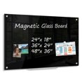 thumbnail image 1 of Pizarra Magnetica de Vidrio AMUSIGHT AS GB BLK3624 Templado 91x61 cm con Bandeja y Accesorios, 1 of 5