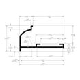 thumbnail image 2 of AP Awning Rail 021-56202-8 Aluminum; Black, 2 of 2