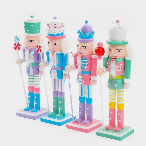 Uonlytech Christmas Nutcracker Decor Natural Wood Crafted for Holiday Elegance