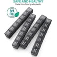 thumbnail image 4 of Large Monthly Pill Organiser 28 Day Pill Box Organizer By Week, Large 4 Weeks One Month Pill Cases With Dust-proof Container For Pills/vitamin/fish Oi, 4 of 5