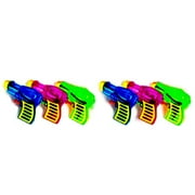 6pcs Plastic Water Squirt Gun Pistol for Kids Watering Game (Random Color and Type)