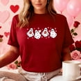 thumbnail image 5 of Fewfanhot Women's Tops, Tees & Blouses Love Shirt Causl Loose Short Sleeve Letter Heart Graphic Tee Summer Tops, 5 of 6