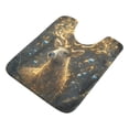 thumbnail image 3 of Ryvnso Magic Deer Bathroom Shaggy Rugs Toilet Mat Soft Contour Rug, 3 of 9