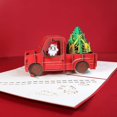 thumbnail image 3 of Tarjeta de felicitación de Navidad 3d, tarjeta de mensaje de bendición tridimensional plegable portátil para vacaciones de Navidad, 3 of 5