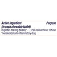 thumbnail image 5 of Pack of 2 Children's Motrin Ibuprofen Ages 2-11 Pain & Fever Relief Medicine, 24 Chewable Tablets Each, 5 of 7