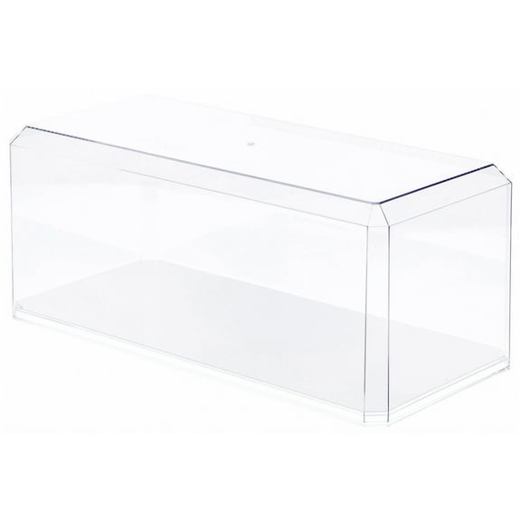 Pioneer Plastics 576CD Clear Plastic Display Case for Large 1:18 Scale Cars (Mirrored), 15.5" W x 7" D x 6" H (Mailer Box)